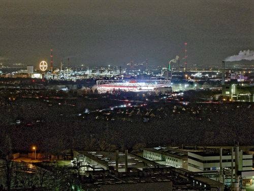 Bayarena am Abend