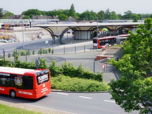 Busbahnhof im Mai 2023